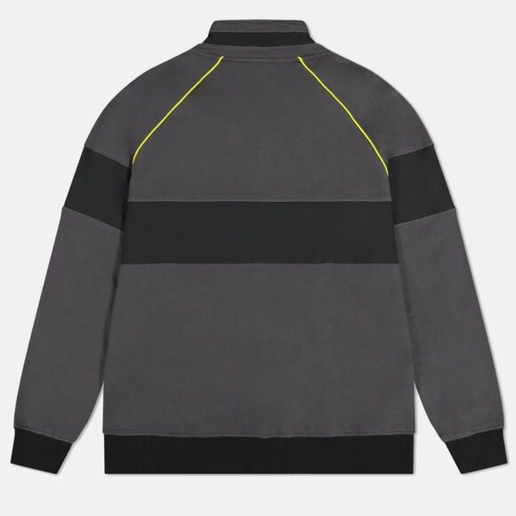 WeSC Mockneck 1/4 Zip Asphalt Pullover: Men's Small, Women's Medium - Picture 2 of 6